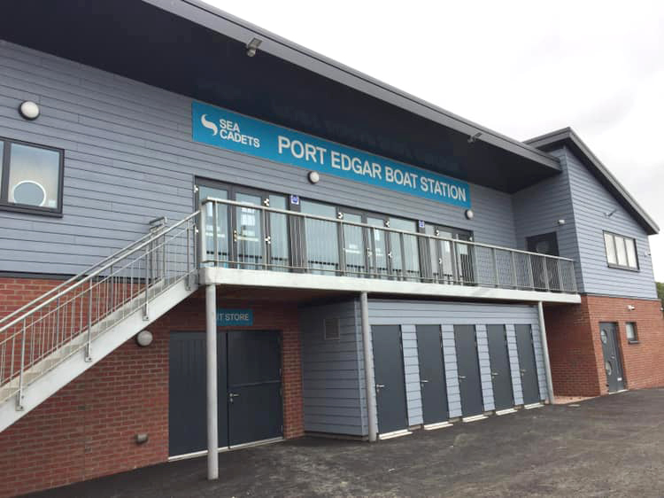 Image showing the boat station at Port Edgar