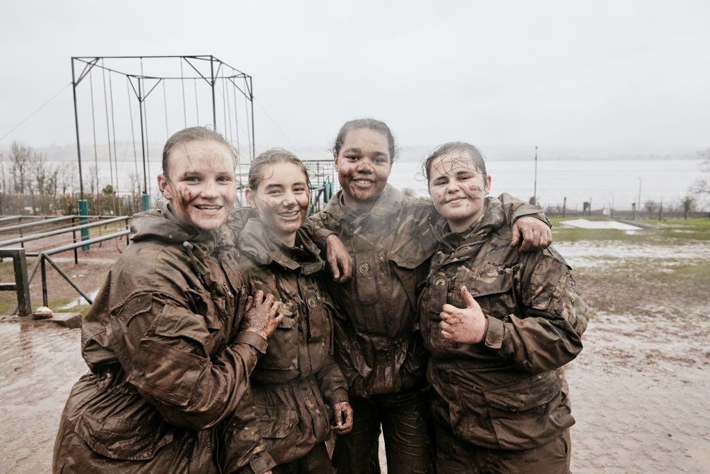 Muddy Cadets at the Gibraltar Cup looking happy