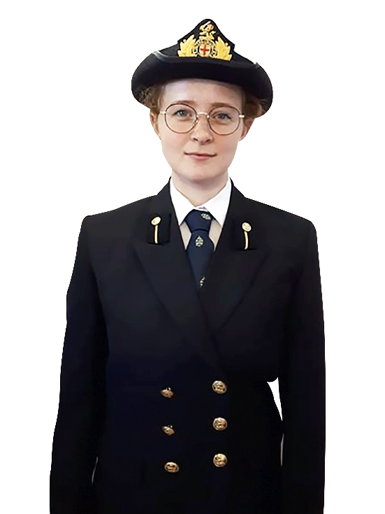 Profile picture of Anya in uniform