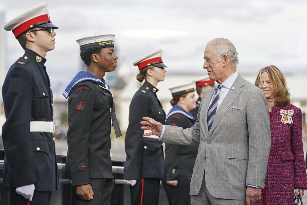 Prince Charles meets cadets