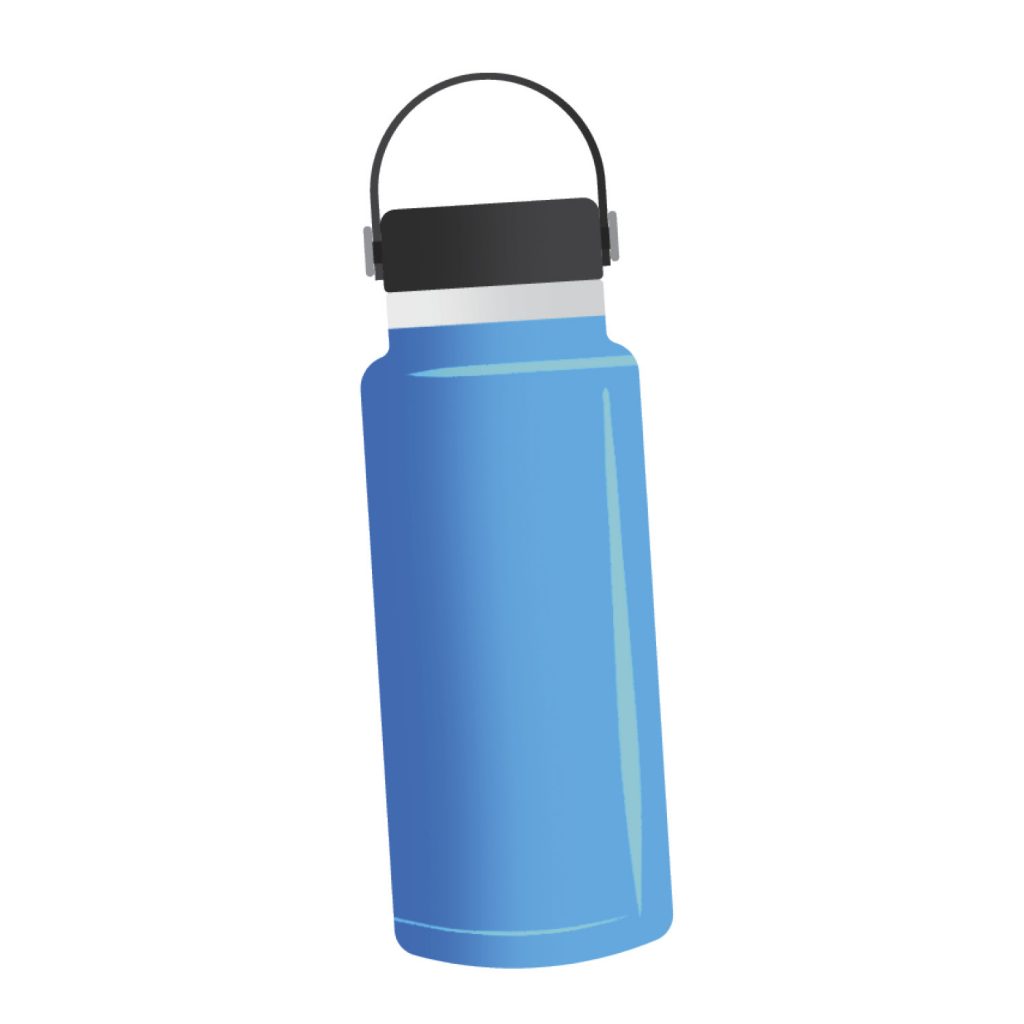 illustration of a water bottle