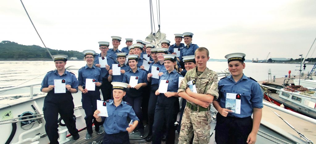 Cadets receive their certificates