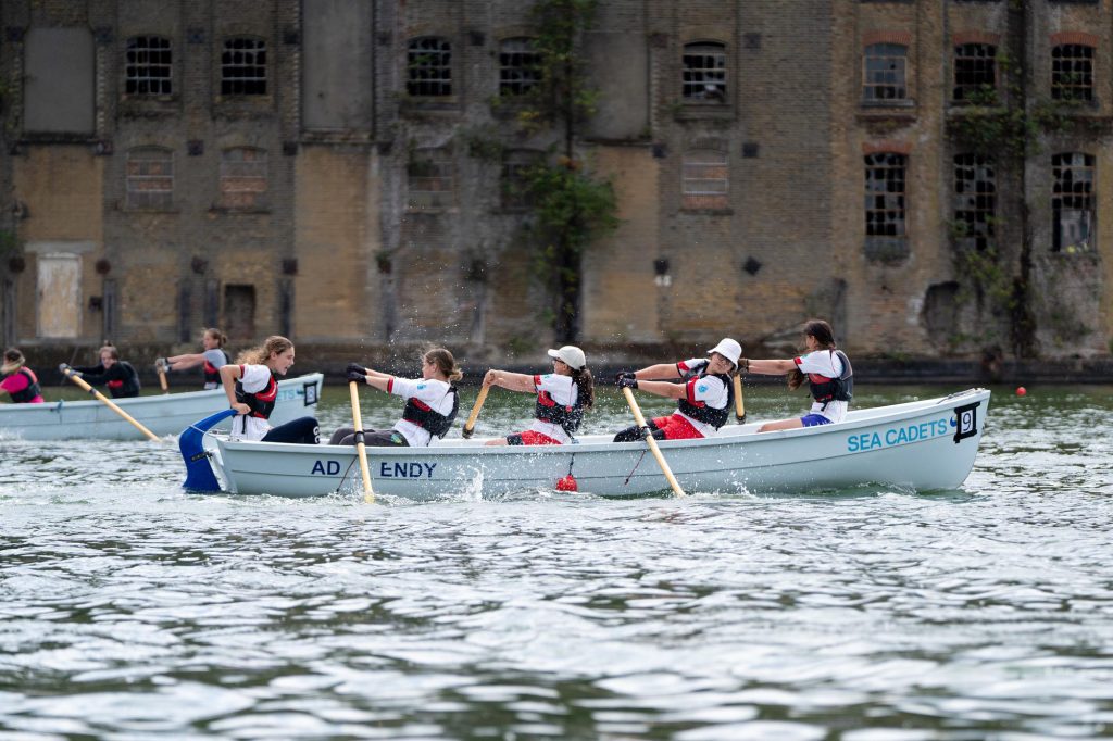 Cadets rowing