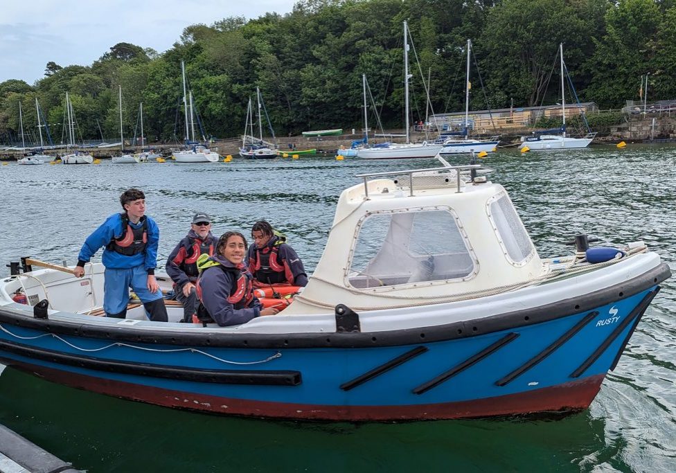 Delivering boating training at Weymouth National Boat Centre