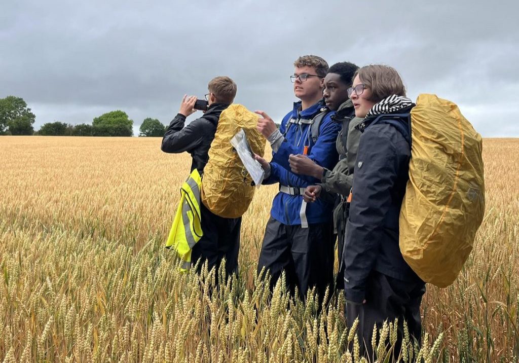 EA DofE Northampton 1 Northampton Unit’s Silver DofE cadets testing their routes and navigation skills on a July practice expedition.