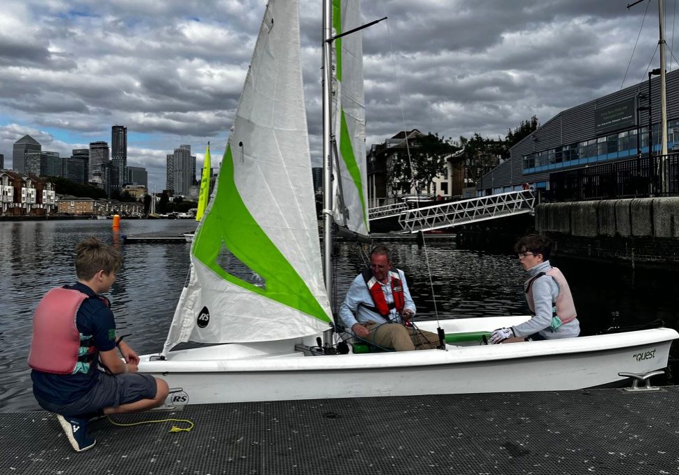 Richard Coles with Greenwich cadets