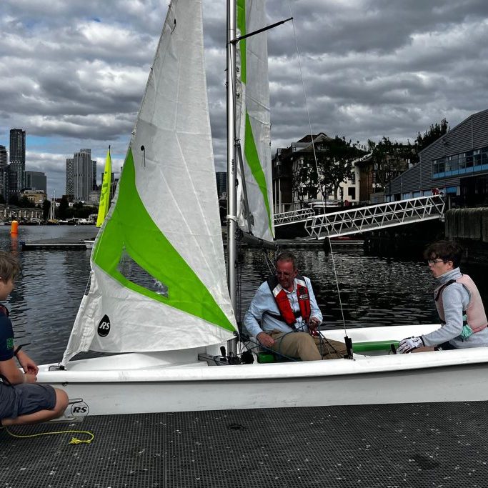 Richard Coles with Greenwich cadets