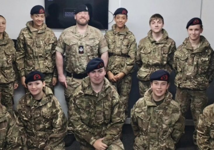 Engaging unit activities include talks from inspirational guests such as Army tank commander AFV WO David Murphy MBE